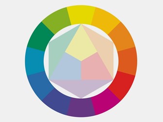  Цветовой круг Иттена - третичный